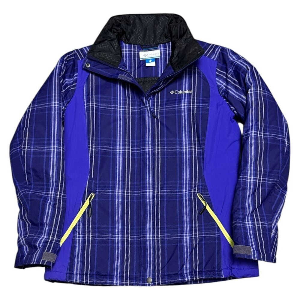 Columbia Waterproof Winter Ski Snowboard Purple Insulated Jacket Womens Large